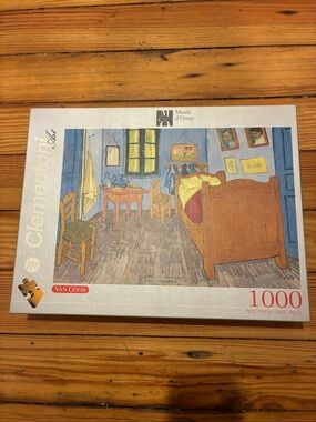 Clementine Art Van Gogh 'Bedroom in Arles' 1000-Piece Puzzle Musée d’Orsay.